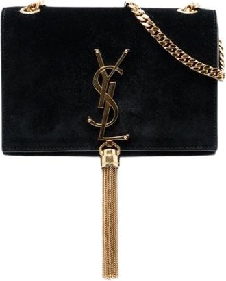Saint Laurent Pre-owned Cross Body Bags, female, Black, Size: ONE SIZE Pre-owned The Kate Crossbody Bag