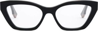 Fendi Fe 50067I Cat-eye Frame - unisex - Brillen - Zwart - ONE Size - Accessoires