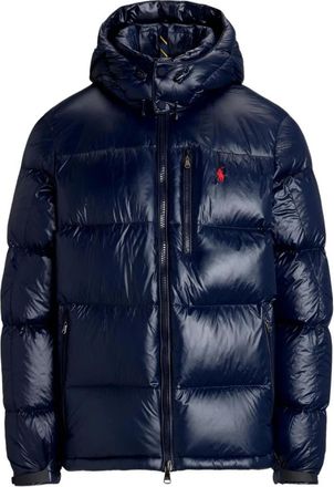 Polo Ralph Lauren Gorham Hooded Puffer Jacket - Heren - Gewatteerde jassen - Blauw - M - Nylon - Jassen