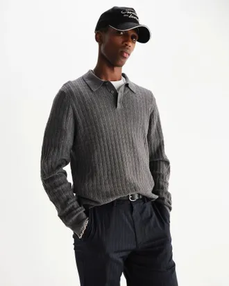 Wax London Oban Polo - Gray