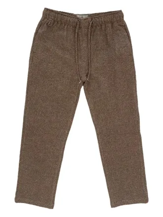 Maison Labiche drawstring trousers - Brown