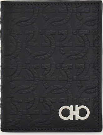 Ferragamo Men Gancini wallet Black