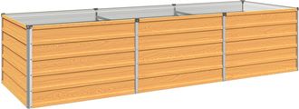 vidaXL Cama De Jard&iacute;n Elevada Natural 240 X 80 X 55 Cm Vidaxl