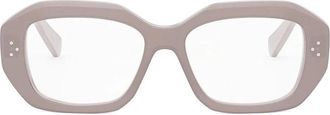 Celine Rectangle Full Rim Eyeglasses - Brown