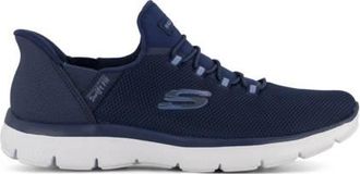 Skechers slip-on sneakers donkerblauw