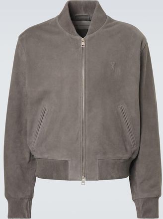 Ami Ami de Cour suede bomber jacket