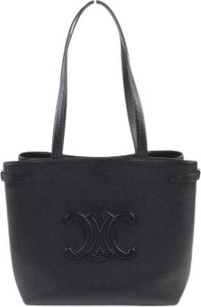 Celine Pre-owned Vintage Tote Bag - Dames - Vintage Shopper - Zwart - ONE Size - Leer - Vintage