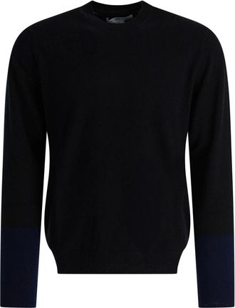 Comme Des Gar&ccedil;ons Zwarte Gebreide Trui Sweater Aw 25 - Heren - Ronde hals truien - Zwart - S - Wol - Truien & Vesten