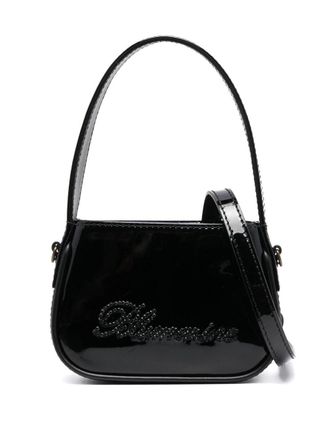 Blumarine Borsa mini con decorazione - Nero