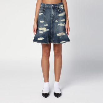 スカート MARC JACOBS 'The Rip And Repair Straight Jean' skirt Blue Marc Jacobs The Rip And Repair Straight Jean Skirts Blue