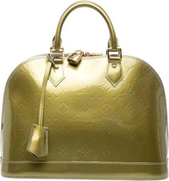 Louis Vuitton Pre-owned Handbags, female, Green, Size: ONE SIZE Pre-owned Alma PM