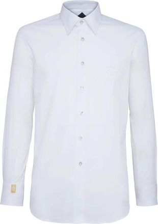 Billionaire Boys Club Shirt Silver Cut LS Milano Original - Heren - Zakelijke Overhemden - Wit - XS - Katoen - Overhemden