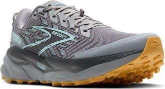 Brooks Cascadia 19 Trail Running Shoe in Alloy/Ebony/Orange at Nordstrom, Size 11.5
