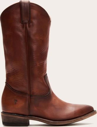 Frye Womens Billy Pull On In Cognac/Vintage M