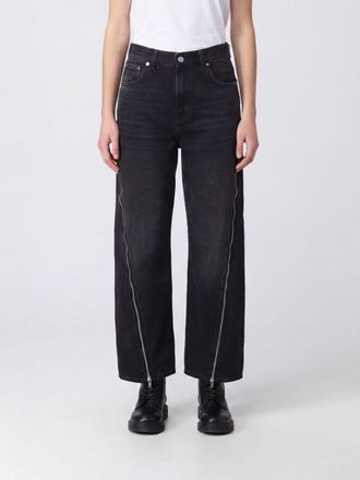 Haikure Bonnie High-Waisted Wide-Leg Jeans in Cotton Denim with Zip Details