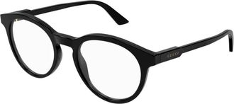 Gucci Mode Bril Zwarte Frame - Heren - Brillen - Zwart - 50 MM - Accessoires