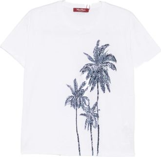 Max Mara Mujer, Camisetas, Blanco, Talla: M