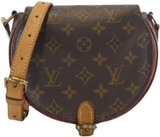 Louis Vuitton Pre-owned Cross Body Bags, female, Brown, Size: ONE SIZE Pre-owned Canvas Cross Body Bag