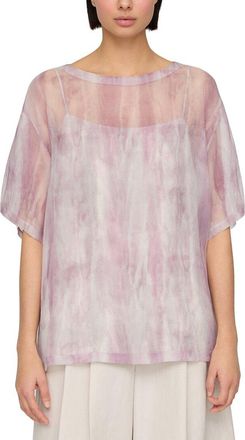 Lafayette 148 New York Printed Blouse