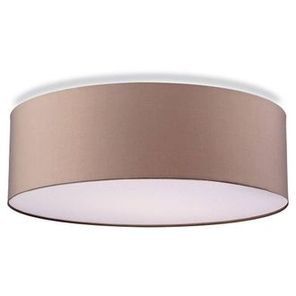 Netlighting Phoenix 2 Light Bathroom Flush Ceiling Light Taupe IP54 E27