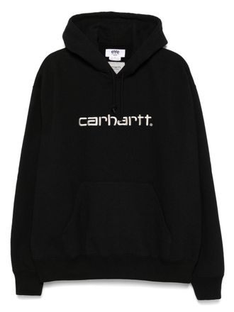 Junya Watanabe Mens Printed Cotton Hoodie