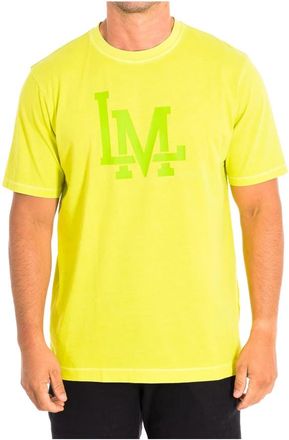 La Martina T-shirt met korte mouwen Classic Comfort - Heren - T-shirts - Geel - S - Katoen - Tops