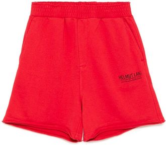 Helmut Lang pstcard shorts - Red