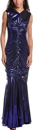 Rene Ruiz One-Shoulder Gown
