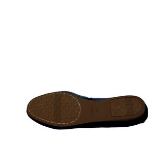 Birdies The Hummingbird Ballet Flat Ocean Velvet Bow LF-22354 Womens
