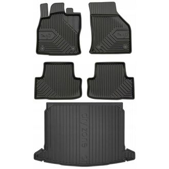 OEM Set 77 Alfombrillas Y Alfombrilla Skoda Karoq De 2017-d Zwb