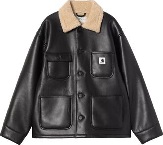 Carhartt Work in Progress Black/Natural Shepton OG Michigan Canvas Chore Coat