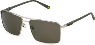 Fila Sfi 893 Zonnebril - unisex - Zonnebrillen - Bruin - 60 MM - Accessoires