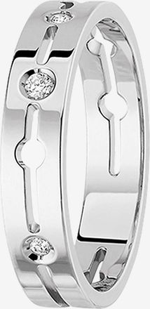 Dinh Van Weissgoldring mit Diamanten Pulse PM