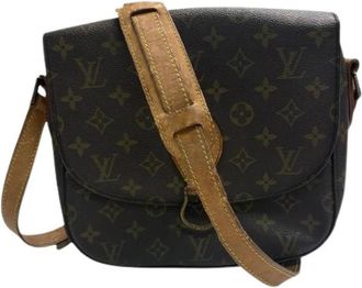 Louis Vuitton Pre-owned Saint Cloud Monogram Schoudertas - Dames - Vintage Schoudertas - Bruin - ONE Size - Leer - Vintage