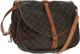 Louis Vuitton Pre-owned Cross Body Bags, female, Brown, Size: ONE SIZE Pre-owned Vintage Cross Body Bag