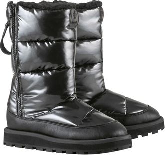 H&ouml;gl Zwarte enkellaarsjes - Dames - Winterlaarzen - Zwart - 36 EU - Wol - Schoenen