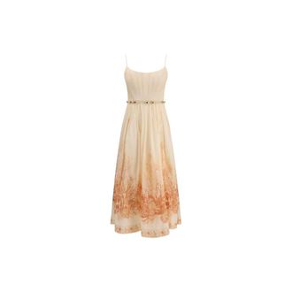 Zimmermann Vestido Largo de Algod&oacute;n - Dresses - Mujer - Multicolor - M