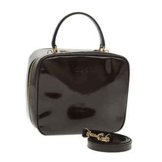 Gucci Pre-owned Mini Bags, female, Brown, Size: ONE SIZE Pre-owned Cosmetic Pouch