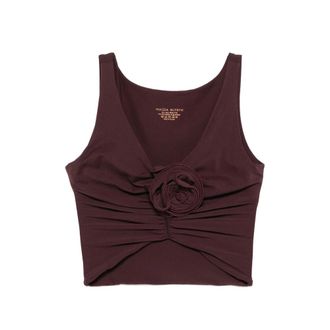 Magda Butrym Floral-appliqu&eacute; Bikini Top