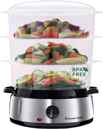Russell Hobbs Vaporera De 3 Recipientes Cook@home Russell Hobbs