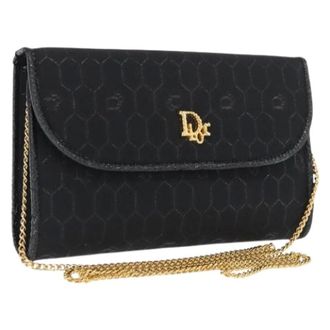 Dior Pre-owned Clutches, female, Black, Size: ONE SIZE Pre-owned Vintage Shoulder Bag