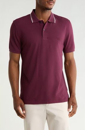 Rodd & Gunn Gowerville Tipped Polo in Burgundy at Nordstrom Rack, Size Xx-Large