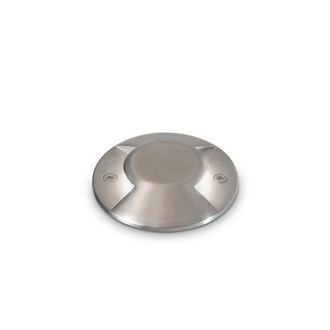 Netlighting Rocket2 Integrated LED Outdoor Recessed Ground Downlight Lamp 1 Light 2 Directional Steel 3000K IP65 in Grey