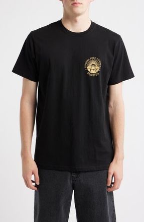 Rip Curl Sunrise Logo Cotton T-Shirt in Black Florida at Nordstrom, Size Xx-Large