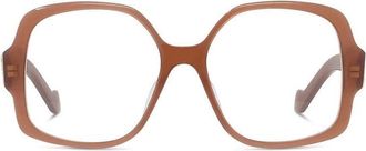 Loewe LW50051I066 Oversized Acetate Eyeglasses - Brown
