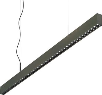 Ideal Lux Office Sp Wide 3000k, Sospensione, Ideal Lux - Colore: Nero