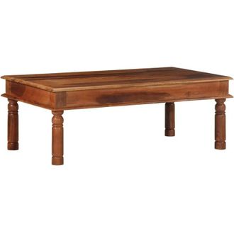 vidaXL Vidaxl - Mesa De Centro De Madera Maciza 110x60x40 Cm Acacia