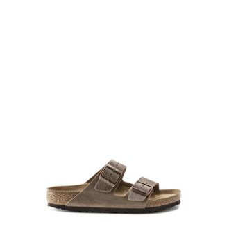 Birkenstock Sliders, male, Brown, Size: 10 US Arizona
