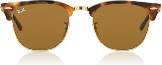 Ray-Ban RB3016/S Clubmaster Fleck 1160 Mens Sunglasses Gold Size 49