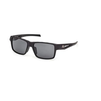 adidas Kleon Sp0125 02A Sunglasses - male - Adidas - Sunglasses - Black - 55 MM - Accessories